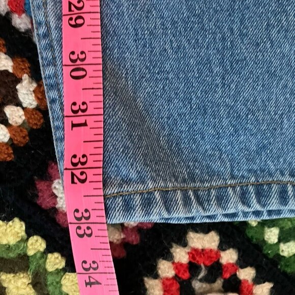 Vintage Gasoline Jeans 36" Y2K Straight Leg Dad 2000s 90s Embroidered Logo - Picture 10 of 10